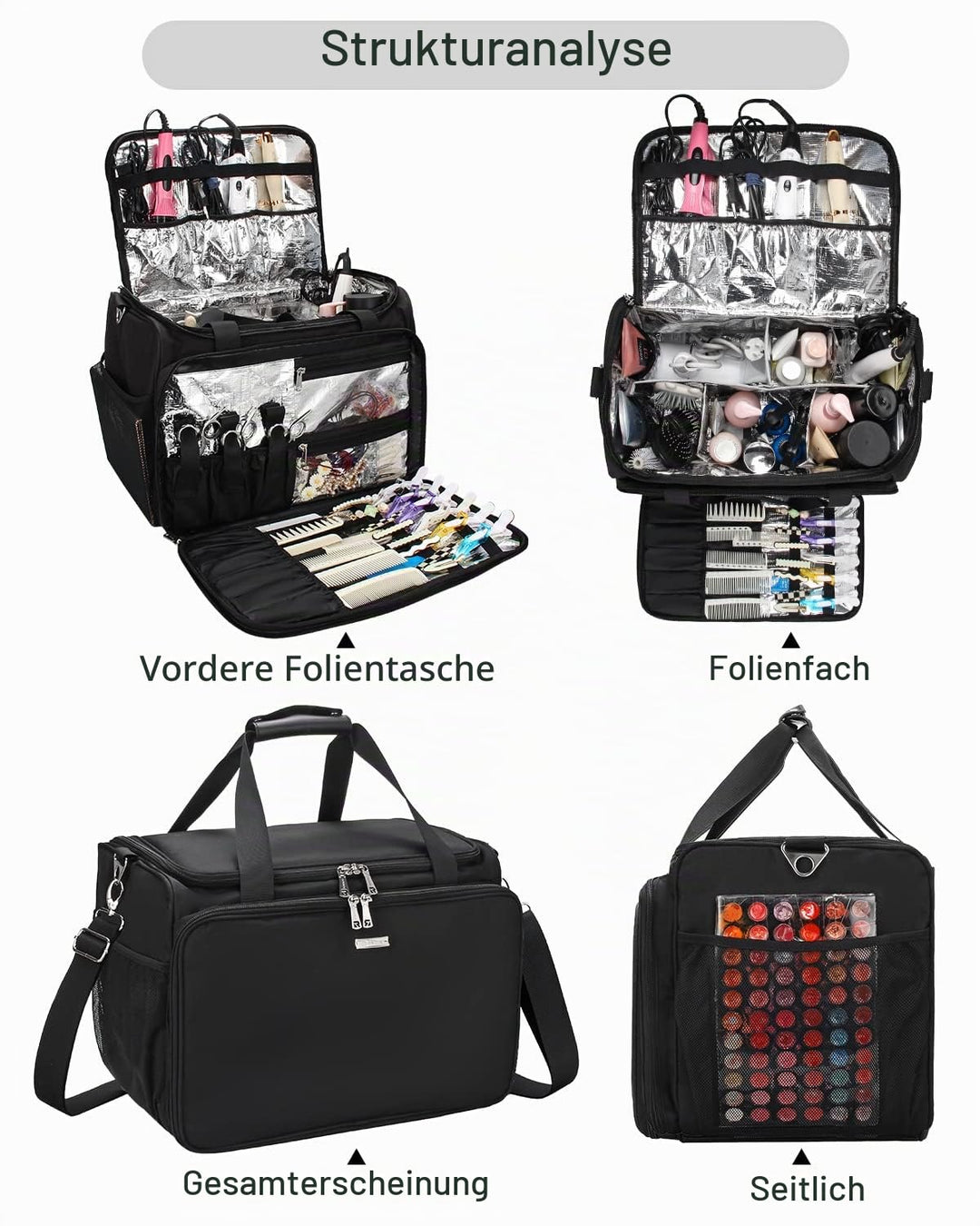 Professionelle Friseur Tasche, Friseur Tasche, Toiletten Reisetasche, Kosmetik Schönheit Friseur Tas