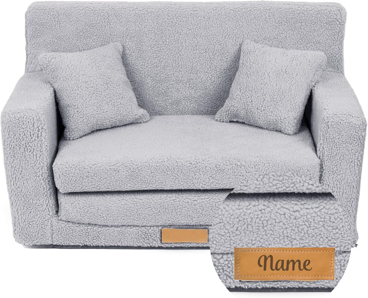 Flumi Personalisierte Kindercouch Kinder Sessel Sofa Schlafsofa jugendzimmer mit Gravur KINDERNAME S