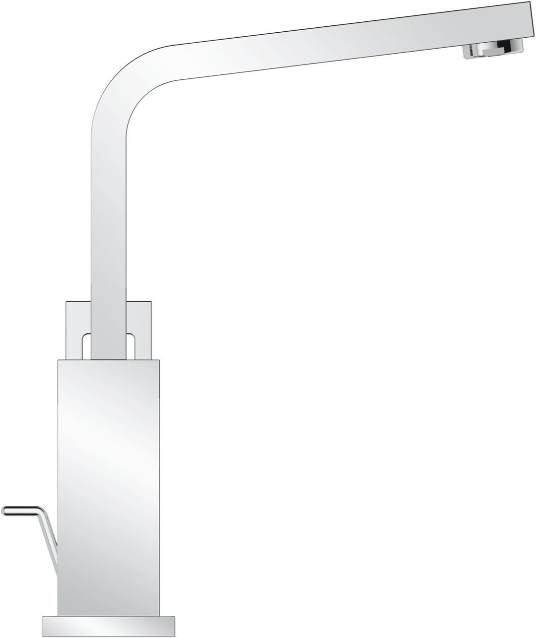GROHE Eurocube - Einhand-Waschtischarmatur (DN15, L-Size, Einlochmontage), chrom, 23135000 L glatter
