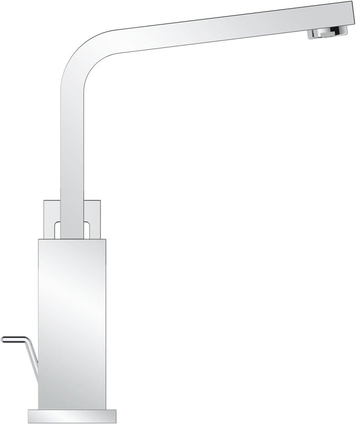 GROHE Eurocube - Einhand-Waschtischarmatur (DN15, L-Size, Einlochmontage), chrom, 23135000 L glatter