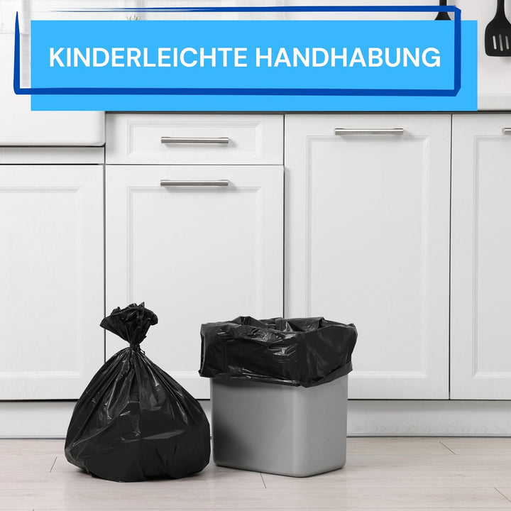 Vani Mülleimer (50 Liter) - Abfalleimer mit Schwingdeckel für Küche und Bad - Abfallbehälter - 33,5