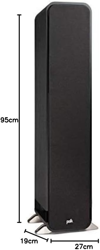 Polk Audio Signature S50E Standlautsprecher, HiFi Lautsprecher für Musik und Heimkino Sound, passive