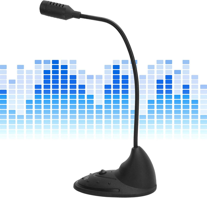 Zunate Flexible Desktop Microphone, Laptop/PC Mikrofon Tischmikrofon mit 3.5mm Klinke, 360° Omnidire