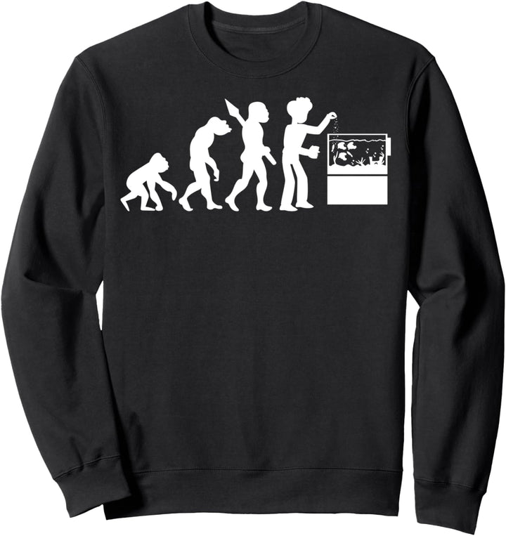 Aquarianer Aquarium Aquaristik Fische Evolution Fischzüchter Sweatshirt