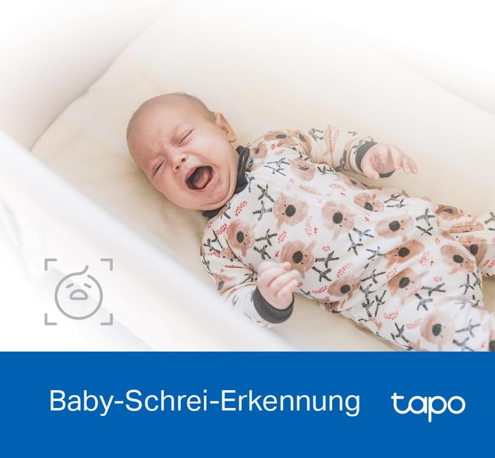 TP-Link Tapo C110 WLAN IP Kamera Überwachungskamera (3MP-Auflösung, 2-Wege-Audio, Bewegungserkennung
