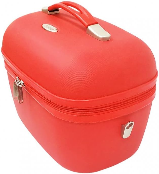 SNOWBALL - Kosmetiktasche SNOWBALL Dublin 34 x 24 cm ABS – Geschenkidee für Damen, Rot – Rot, Stoff,