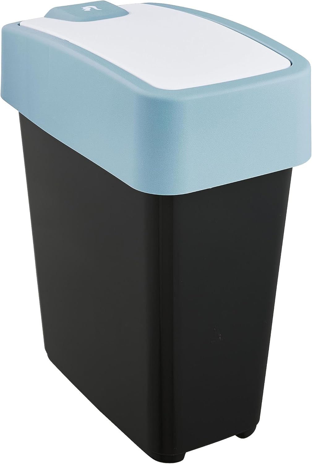 keeeper Premium Abfallbehälter mit Flip-Deckel, Soft Touch, 10 l, Magne, Nordic Blue 10 L Nordic Blu