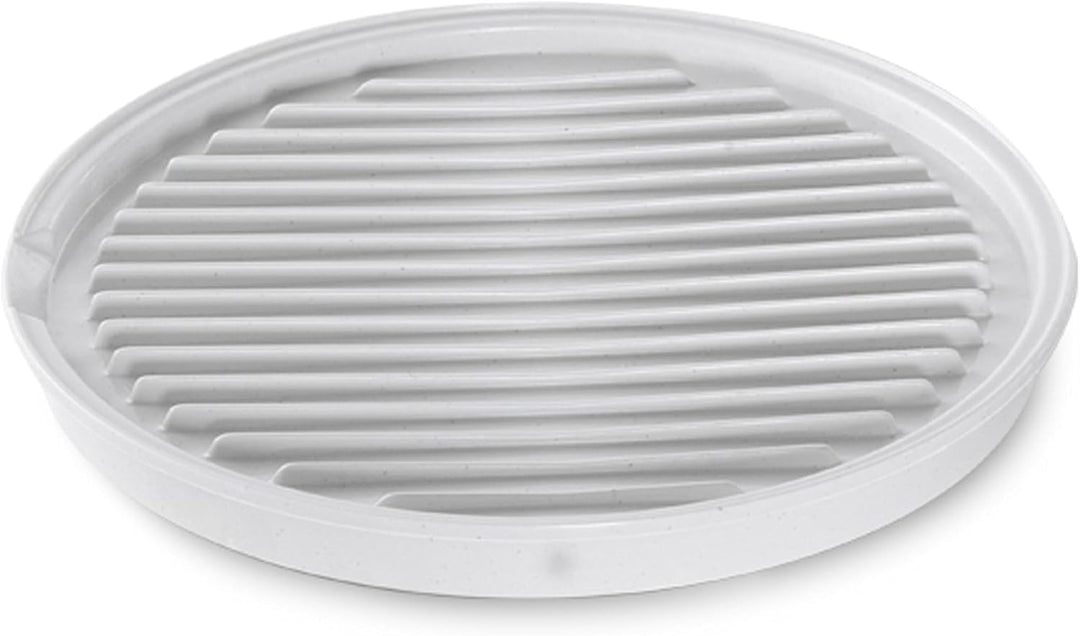 Nordic Ware Microwave 2-Sided Round Bacon and Meat Grill, 10-Inch Spatter Cover and 2-Cavity Egg Poa