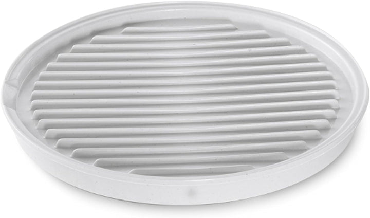 Nordic Ware Microwave 2-Sided Round Bacon and Meat Grill, 10-Inch Spatter Cover and 2-Cavity Egg Poa