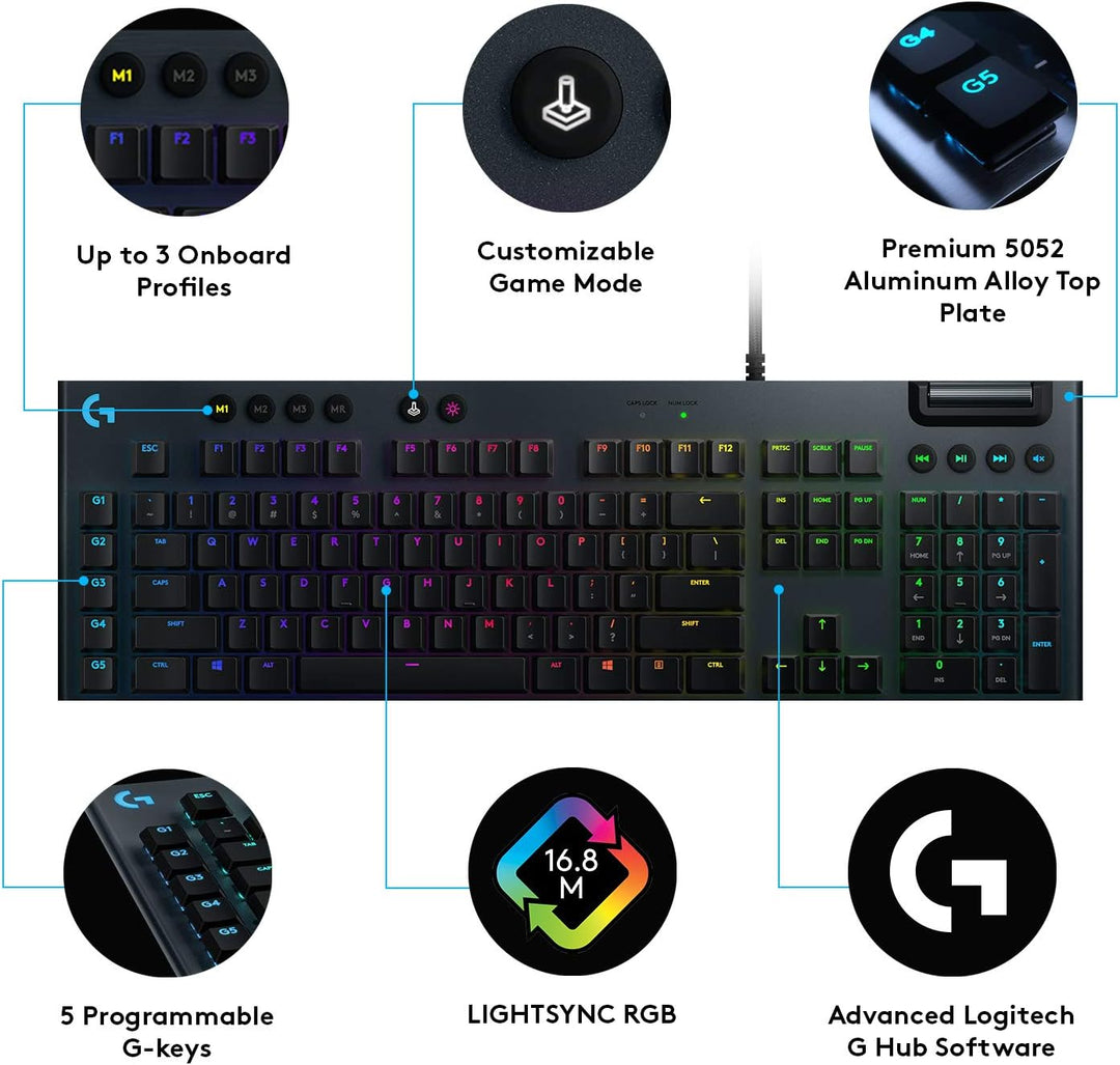 Logitech G815 mechanische Gaming-Tastatur