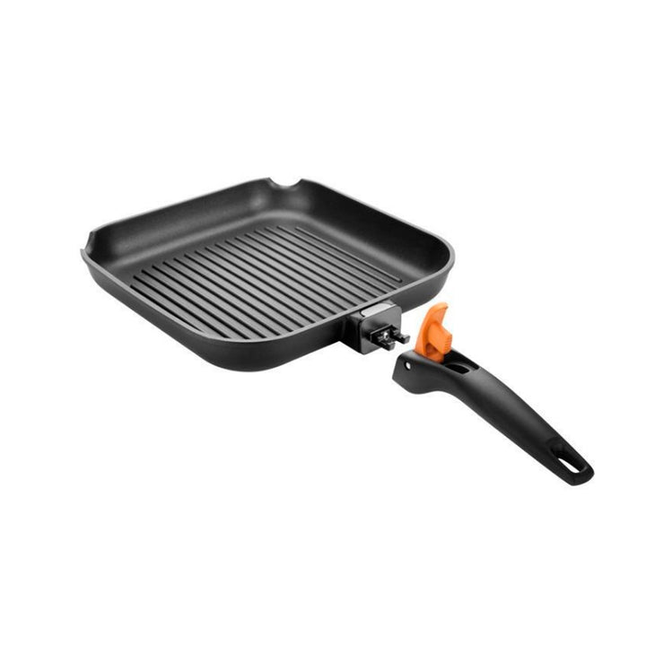 Tescoma Smartclick Bratpfanne, Edelstahl, Schwarz, 26 cm