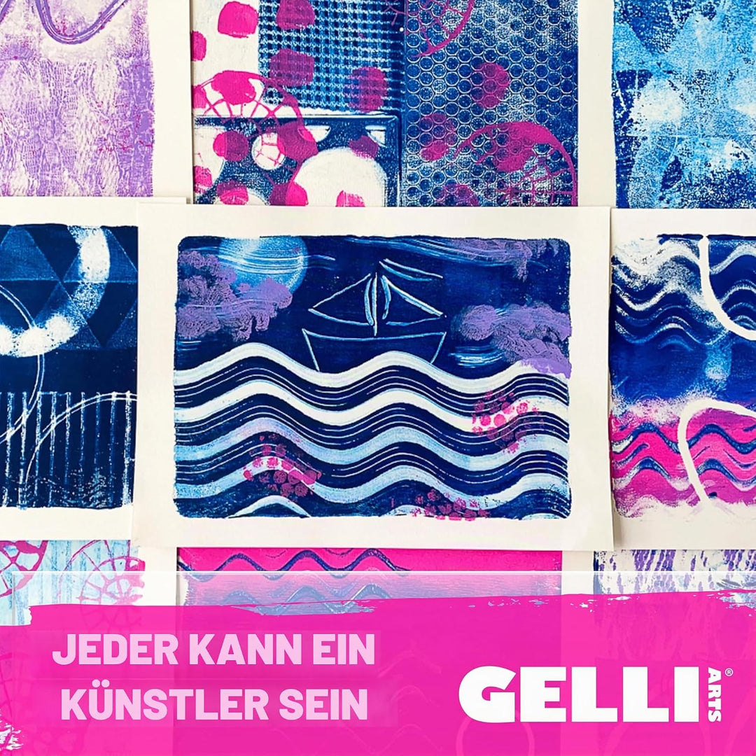 Gelli Arts GL12x14 Druck Teller 12 x 14 Zoll, Synthetic Material, druchsichtig, 30.48 x 35.56 cm 12