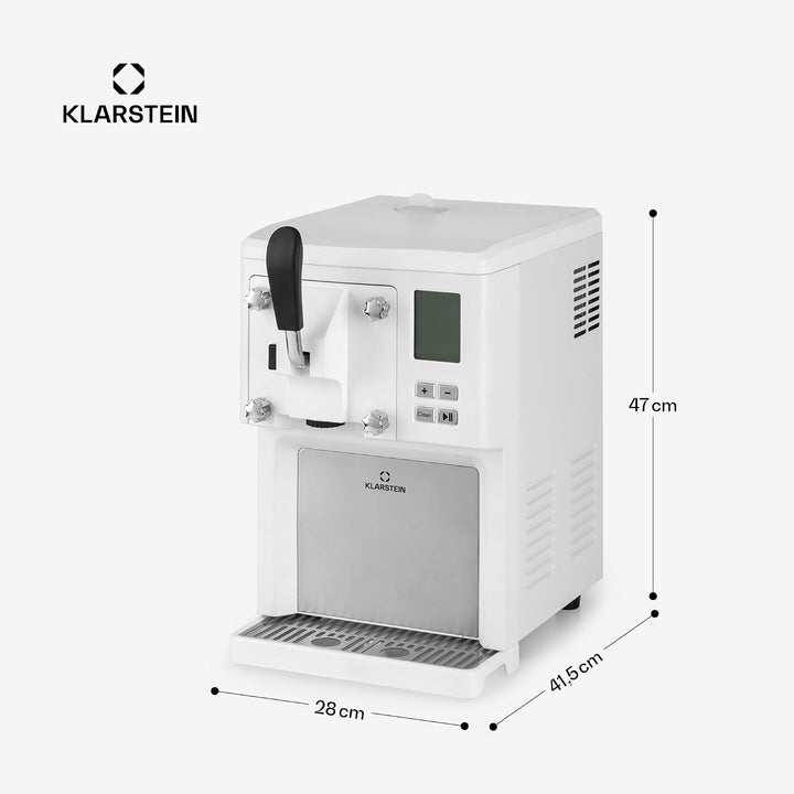 Klarstein Sweet Sundae - Eiscrememaschine, 1,5 Liter, mitselbstkühlendem Kompressor, 200 Watt, Ausga