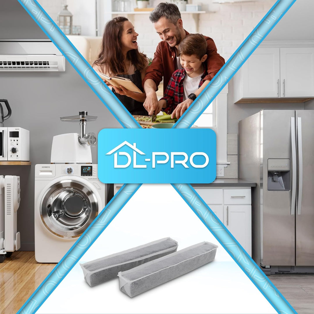 DL-pro 2x Geruchsfilter kompatibel mit Miele Active AirClean 7236280 KKF-RF Aktivkohlefilter Kohlefi