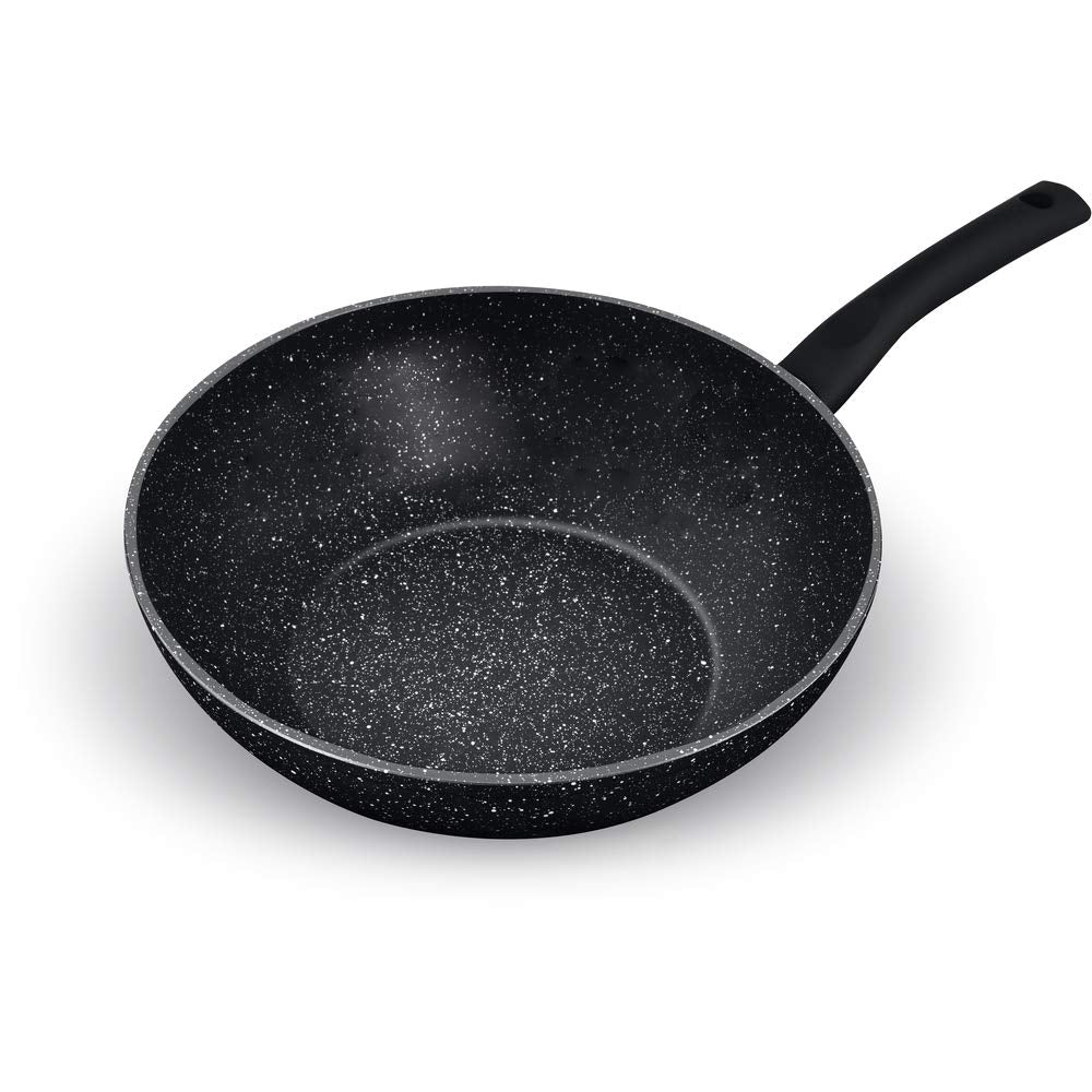 Lamart Wokpfanne, 28 cm Durchmesser, Schwarz