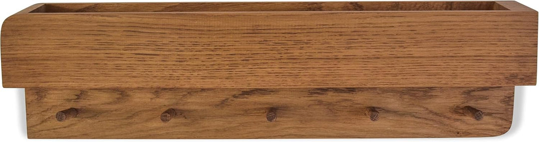 Garderobe Porter Regal Wand Flurgarderobe Eiche (50 cm Länge, Räuchereiche) 50 cm Länge Räuchereiche