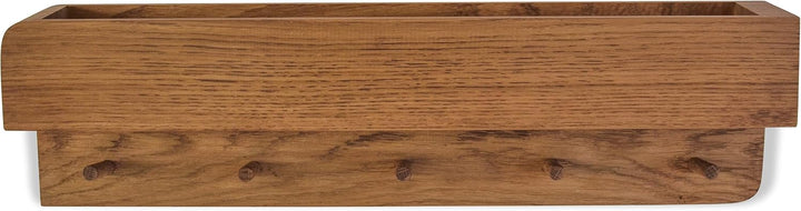 Garderobe Porter Regal Wand Flurgarderobe Eiche (50 cm Länge, Räuchereiche) 50 cm Länge Räuchereiche