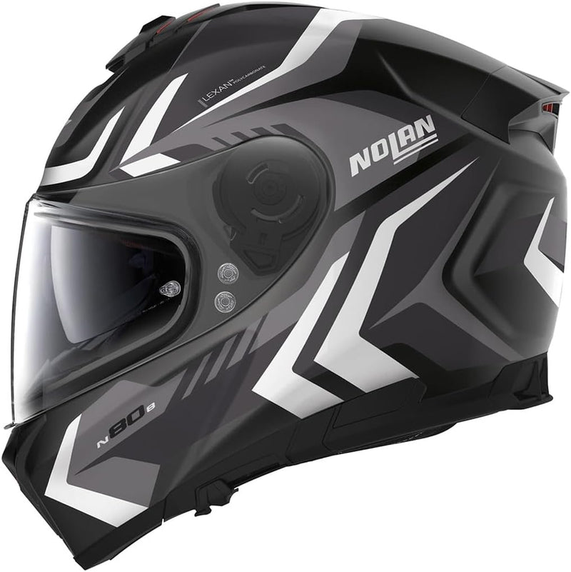 Nolan N80-8 Rumble N-Com Helm (Black Matt,S (56))