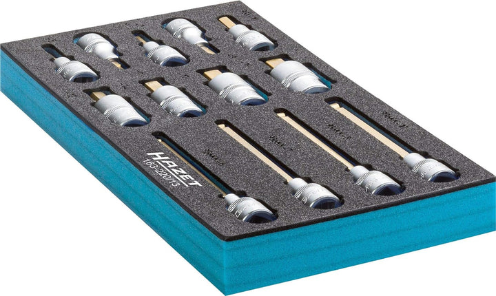 HAZET 163-220/13 Schraubendreher-Einsatz-Satz 163-220/13 Cvd-tin Coated, 163-220/13 Cvd-tin Coated