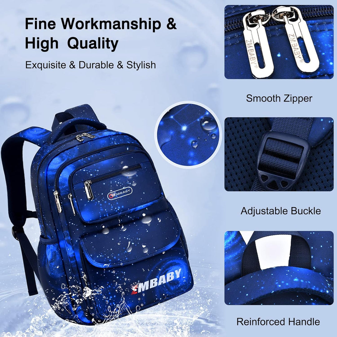FANDARE Kinderrucksack Schulranzen Mehrfarbig Schultaschen Jungen Mädchen Schulrucksack Schultasche