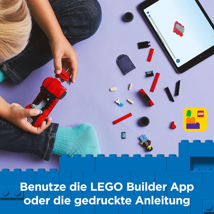 LEGO City Roter Sportwagen - Rennwagen Spielzeug für Jungen und Mädchen ab 5 Jahren - Geschenk zum G