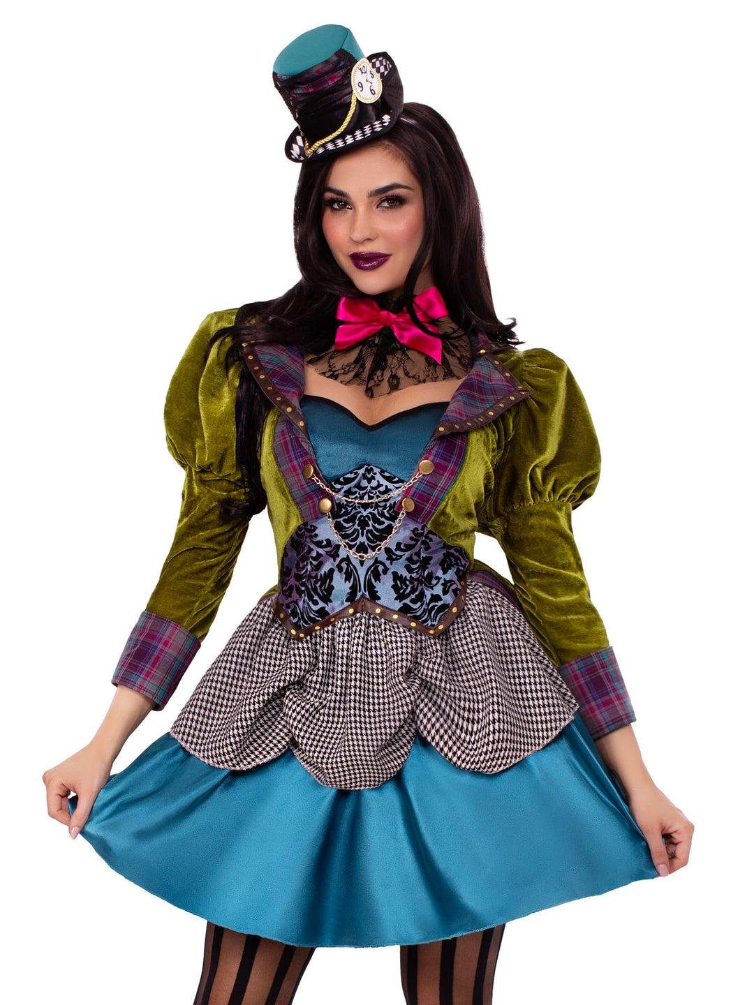 Leg Avenue Damen - Deluxe Mad Hatter Kostüm M Single, M Single