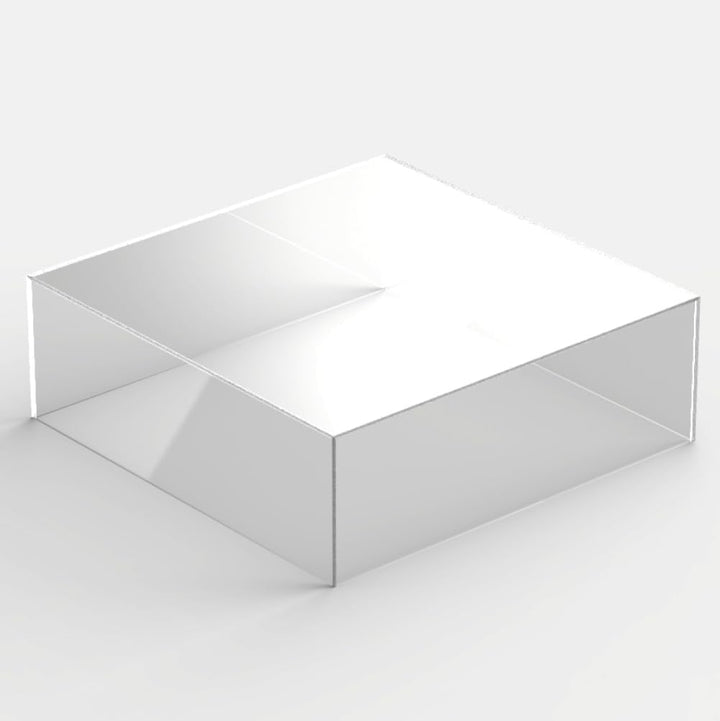 Hansen Acryl-Schaukasten, quadratisch, 400x400x400 mm, Transparent