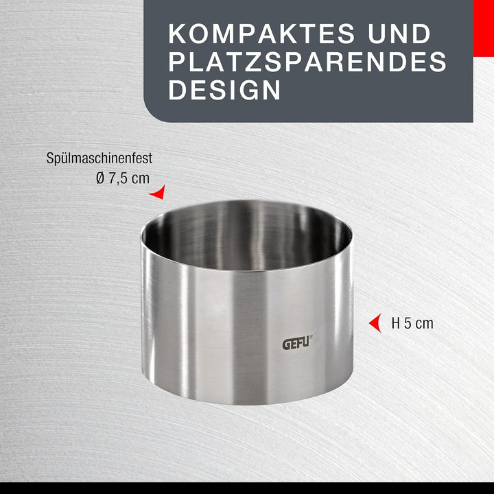 Gefu 12160 Speisenformer Rund Forma, 3Tlg.