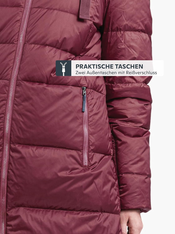 Schöffel Damen Down Coat Kenosha L, wind- und wasserabweisender Daunenmantel mit RDS-zertifizierten