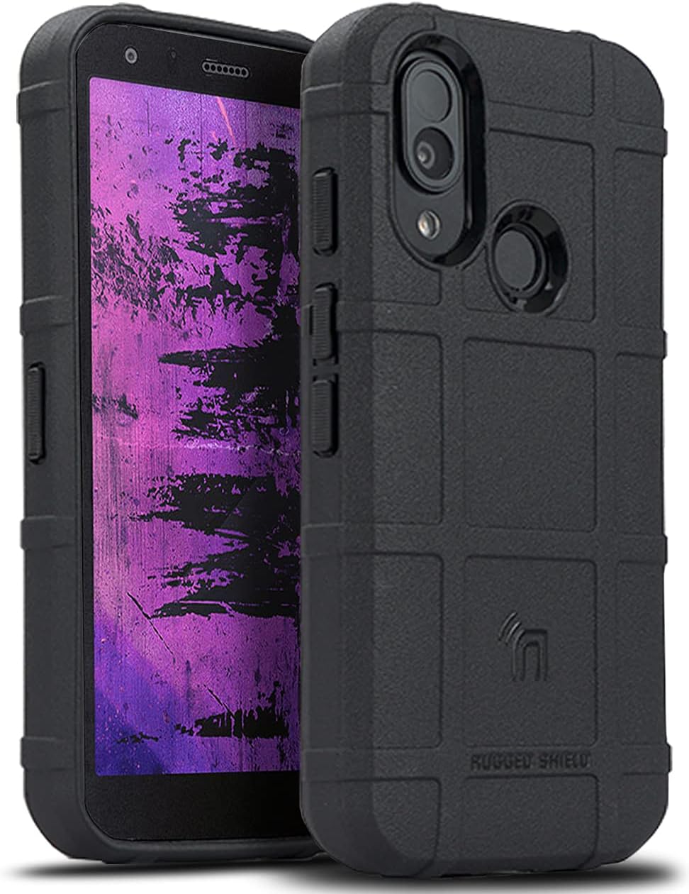Nakedcellphone Special Ops Tactical Armor Rugged Shield Schutzhülle für CAT S62 PRO Smartphone, Anti