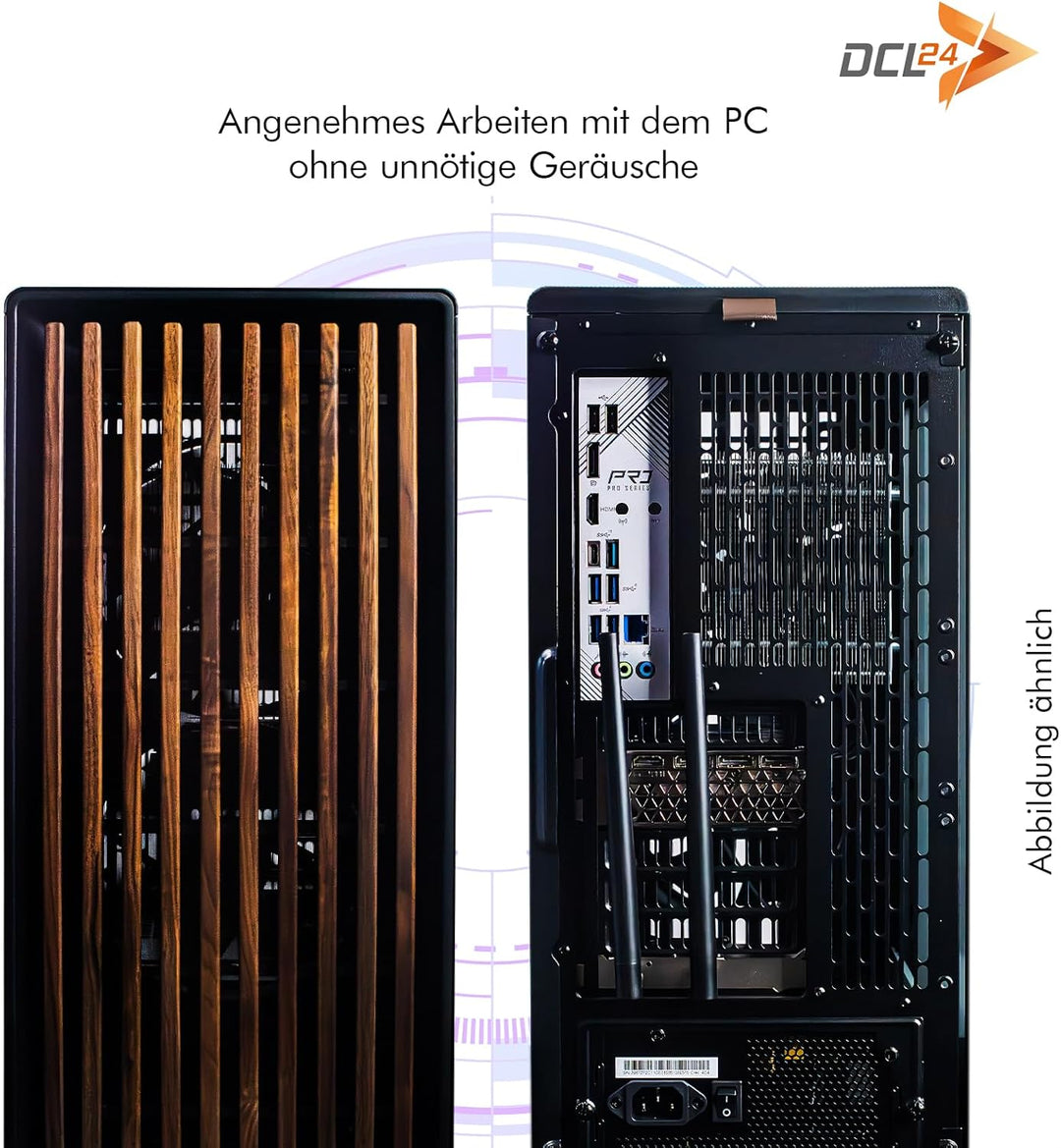 dcl24 Grafik Business PC Intel i9-14900KF, RTX5070Ti, 64GB RAM, 2TB SSD, Office mit 24x6.0 GHz, WLAN