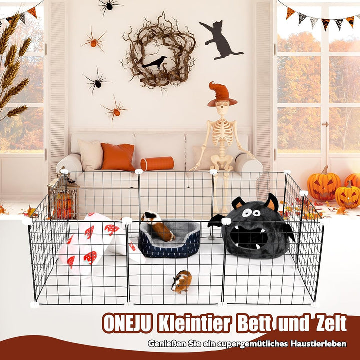ONEJU Meerschweinchenbett, Meerschweinchenversteck, Kaninchenbett, Kaninchenversteck, Meerschweinche
