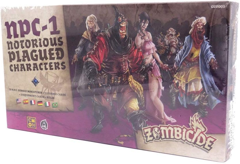 Zombicide Black Plague: N.P.C. #1 Asmodee Brettspiel Brettspiel Figurenset