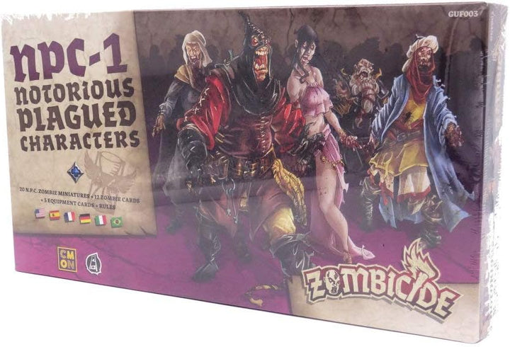 Zombicide Black Plague: N.P.C. #1 Asmodee Brettspiel Brettspiel Figurenset