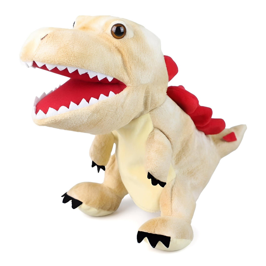 LOMTRATS Dinosaurier-Handpuppen für Kinder, Kleinkind enthält Triceratops und Tyrannosaurus Rex mit