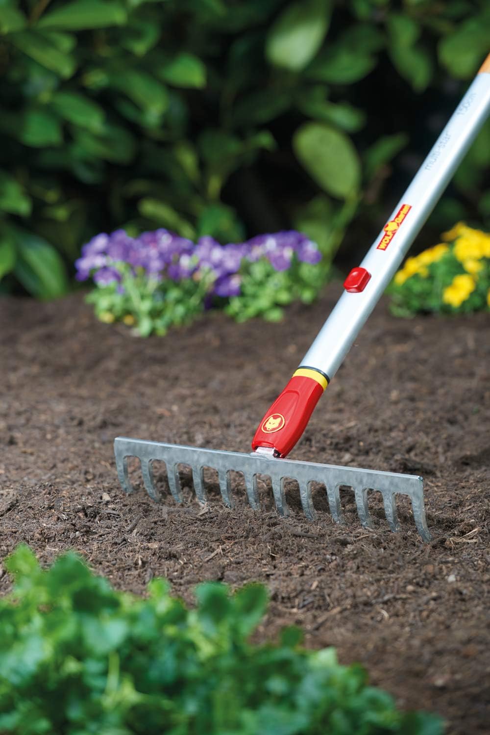 WOLF-Garten - Rechen multi-star® DR-M 30"NEU2018, Rot, 30x15x7 cm; 71AAA027650 30 cm Single, 30 cm S
