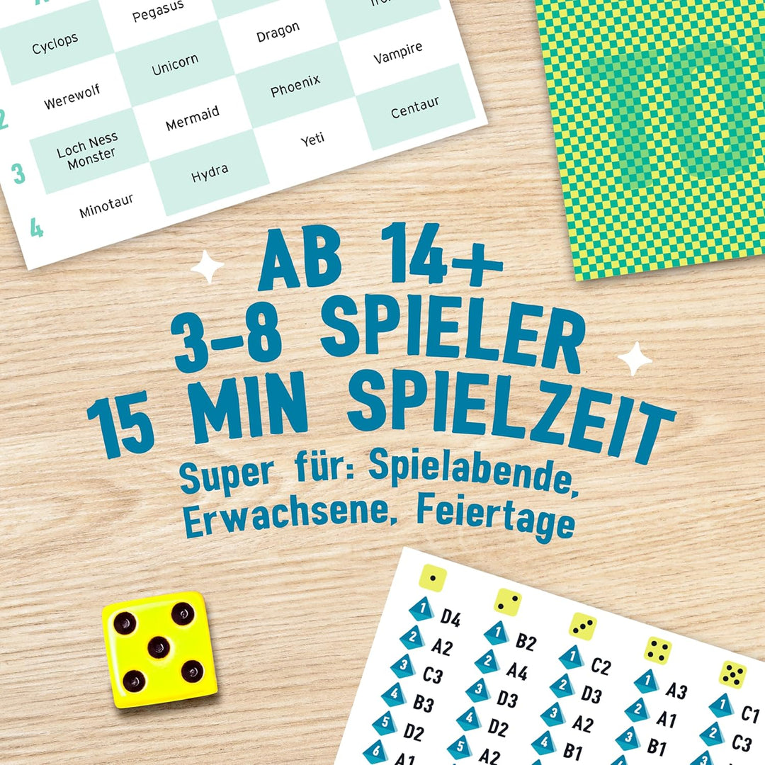 Big Potato The Chameleon – Das Bluff-Brettspiel für Familien & Partys – Enthüllt den Verräter! | Für