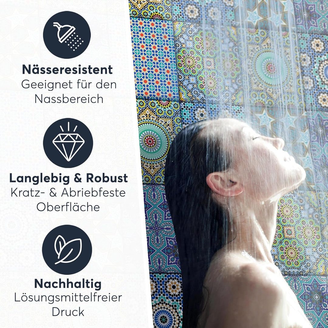 CREATISTO Klebefliesen Stickerfliesen Fliesenfolie - Klebefolie Aufkleber für Fliesen I Klebefliesen