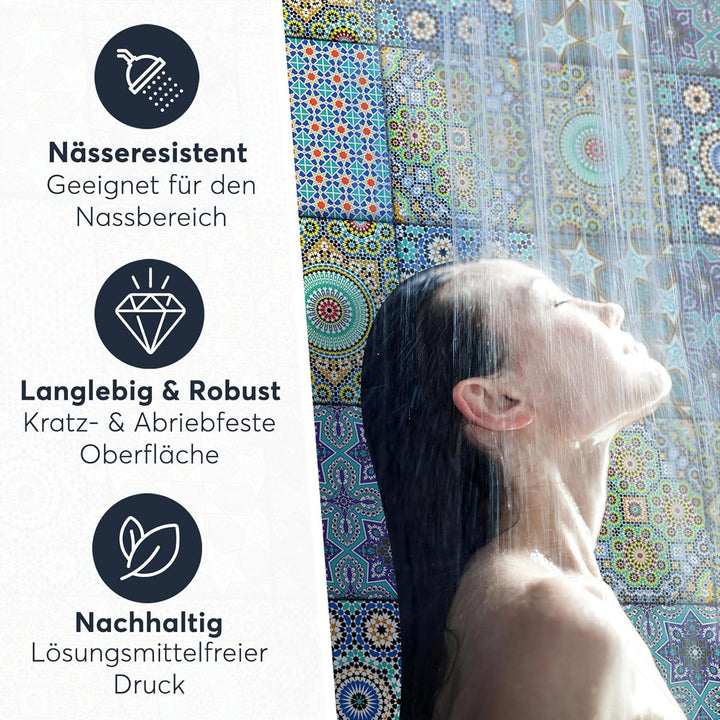 CREATISTO Klebefliesen Stickerfliesen Fliesenfolie - Klebefolie Aufkleber für Fliesen I Klebefliesen