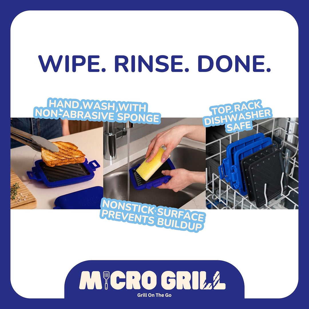 Classic™ Mikrowellen-Sandwichmaker, Mikrowellen-Grill, Toaster, Grilled-Cheese-Sandwichmaker in 3 Mi
