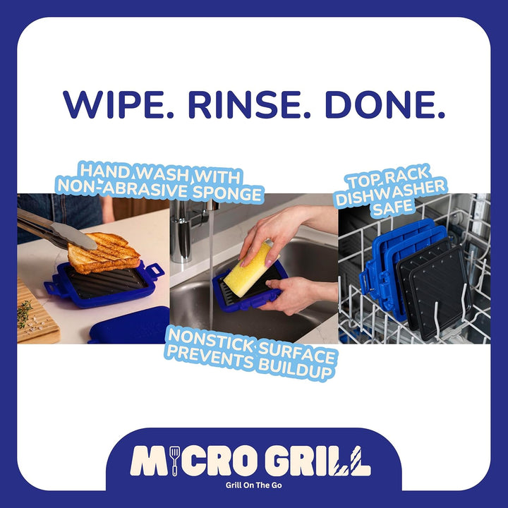 Classic™ Mikrowellen-Sandwichmaker, Mikrowellen-Grill, Toaster, Grilled-Cheese-Sandwichmaker in 3 Mi