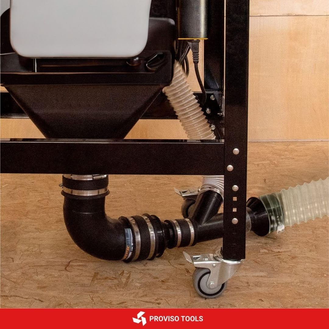 PROVISO TOOLS Absauganlage, Absaugung Werkstatt, Absaugung, Trichter gross, Absaugtrichter, Trichter