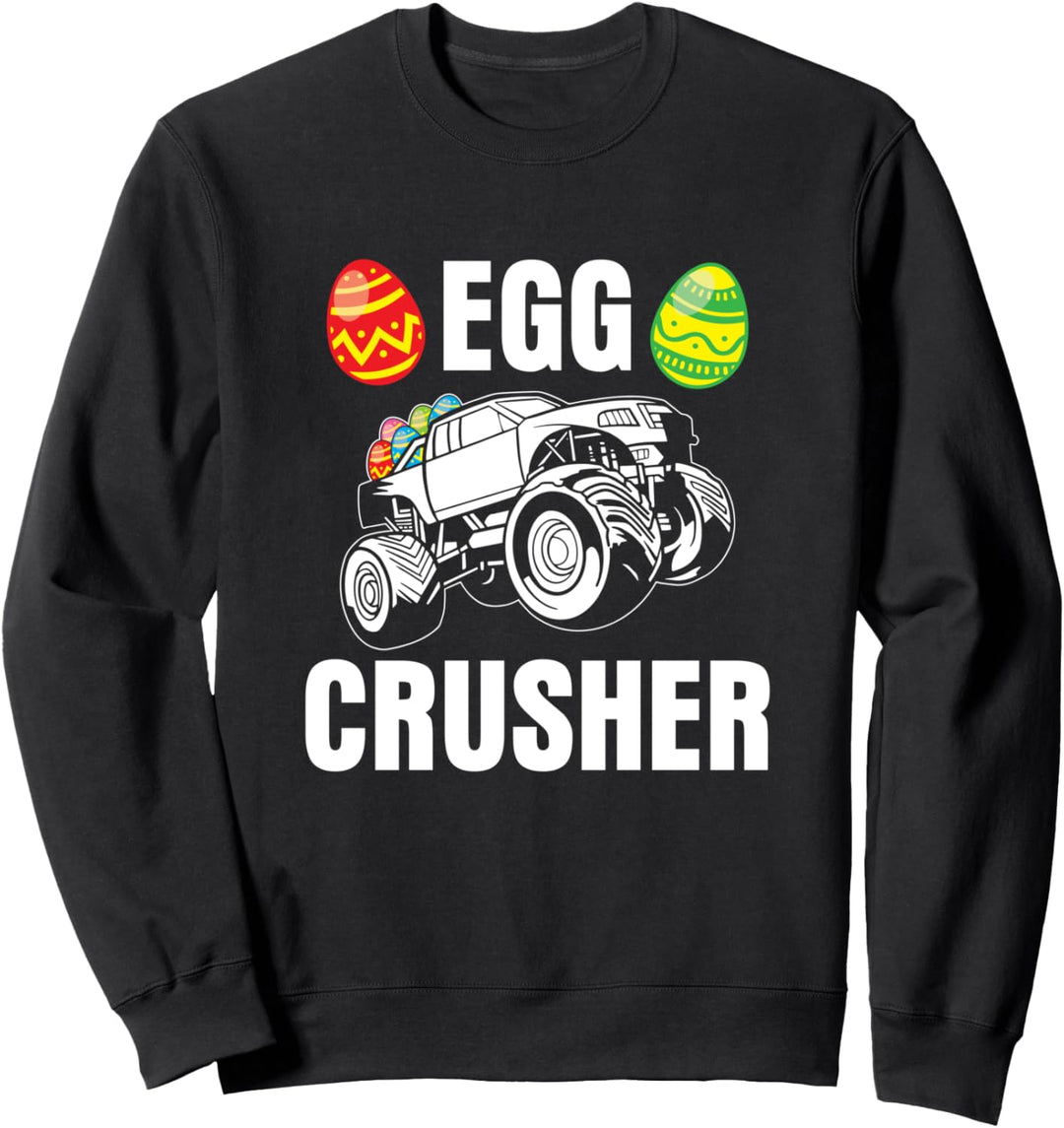 Niedliche Osterei Brecher Monster Truck Jungen Kinder Teens Sweatshirt