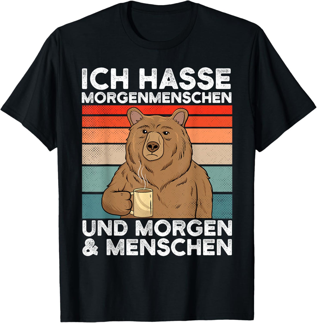 Ich Hasse Morgenmenschen T-Shirt