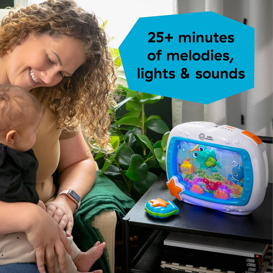 Baby Einstein, Sea Dreams Soother Schlummerlicht für Das Gitterbett mit Fernbedienung, Lichtern und