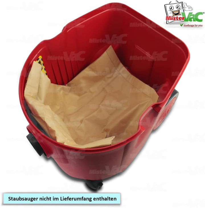 MisterVac | 10 Staubsaugerbeutel kompatibel mit Menzer VC 760