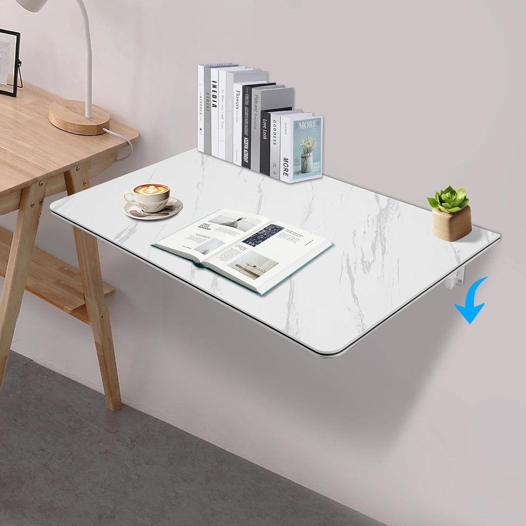 Wandklapptisch Klappbarer Wandtisch Schwimmender Schreibtisch Esstisch mit Pop up Verbindung Arbeits