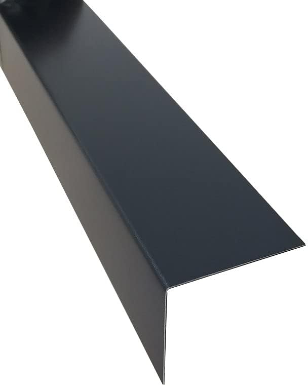 Winkelleiste Anthrazit, 2000mm Alu Kantenschutz Anthrazitgrau, 100x75 mm Schenkelinnenmass aus Alu R