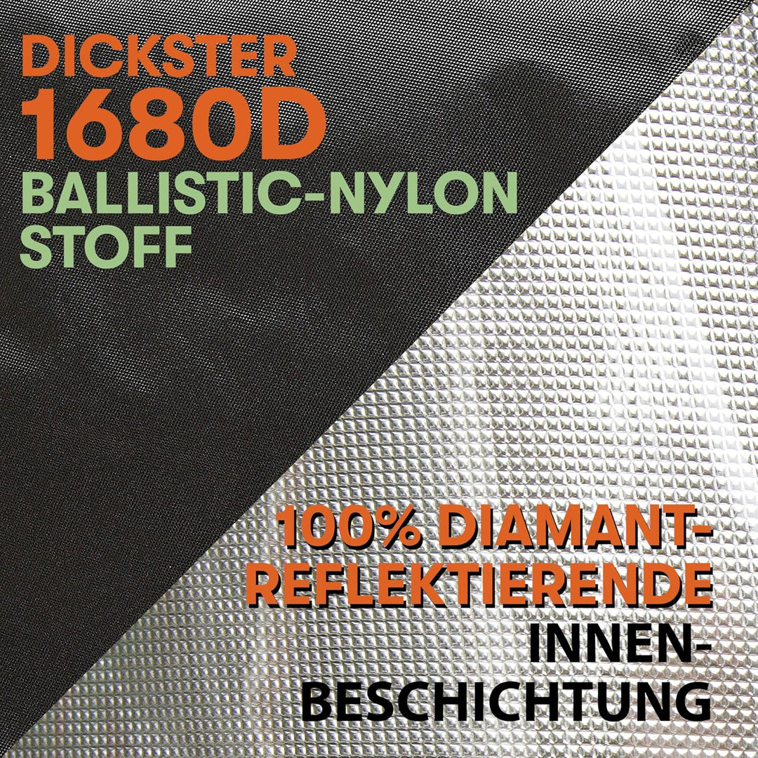 Premium Grow Zelt – Hochwertiger 1680D Stoff, Diamant reflektierende Innenseite, Stärkste Reissversc