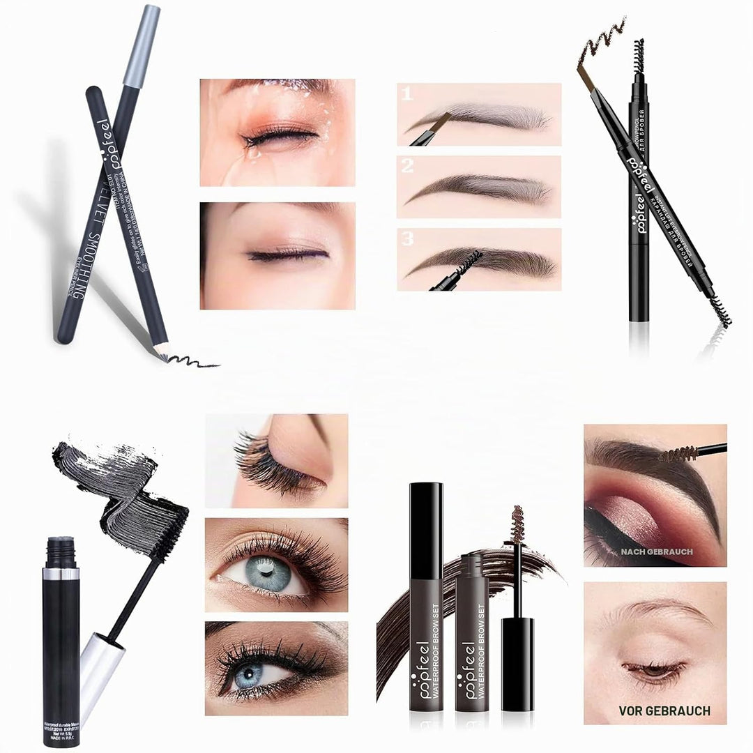 Make-up-Set All-in-One Make-up-Geschenkset Kosmetik-Palette Starter Kit, Make-up Sets mit Schminktas